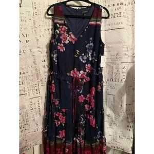 NWT Roz & Ali Women's  Dress Floral Pattern Boho
